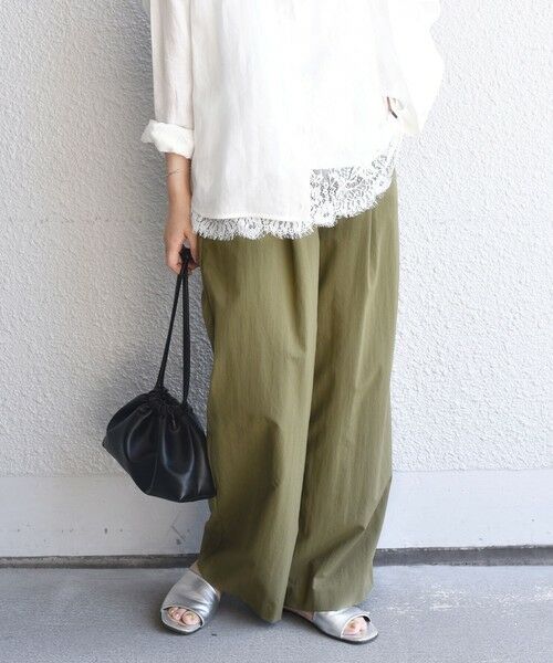 SHIPS / シップス その他パンツ | 《予約》SHIPS Colors:〈接触冷感・UVカット・透湿〉ファンクション イージー パンツ◆（オリーブ）
