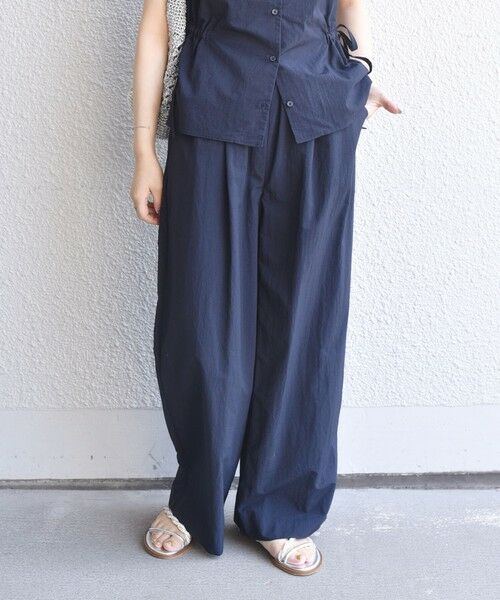 SHIPS / シップス その他パンツ | 《予約》SHIPS Colors:〈接触冷感・UVカット・透湿〉ファンクション イージー パンツ◆（ネイビー）