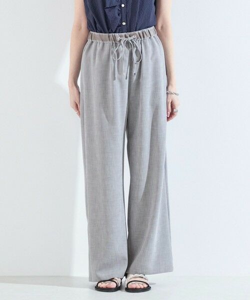 SHIPS / シップス その他パンツ | 《予約》SHIPS Colors:〈手洗い可能〉リネン ライク シャンブレー イージー パンツ◆ | 詳細3