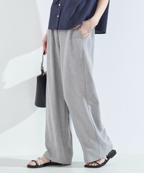 SHIPS / シップス その他パンツ | 《予約》SHIPS Colors:〈手洗い可能〉リネン ライク シャンブレー イージー パンツ◆ | 詳細10