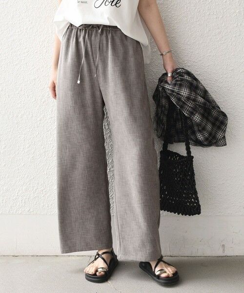 SHIPS / シップス その他パンツ | 《予約》SHIPS Colors:〈手洗い可能〉リネン ライク シャンブレー イージー パンツ◆ | 詳細17