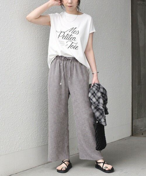 SHIPS / シップス その他パンツ | 《予約》SHIPS Colors:〈手洗い可能〉リネン ライク シャンブレー イージー パンツ◆ | 詳細18