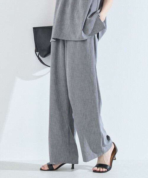 SHIPS / シップス その他パンツ | 《予約》SHIPS Colors:〈手洗い可能〉リネン ライク シャンブレー イージー パンツ◆（ネイビー）