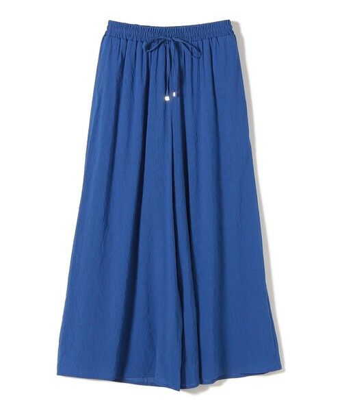 SHIPS / シップス その他パンツ | SHIPS Colors:〈手洗い可能〉シアーボイル ギャザー ワイドパンツ（ブルー）