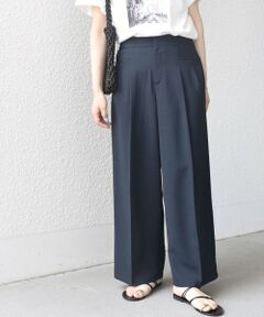 SHIPS / シップス その他パンツ | 《予約》SHIPS Colors:〈手洗い可能〉クリスピー アウトポケット タック ワイド パンツ◆