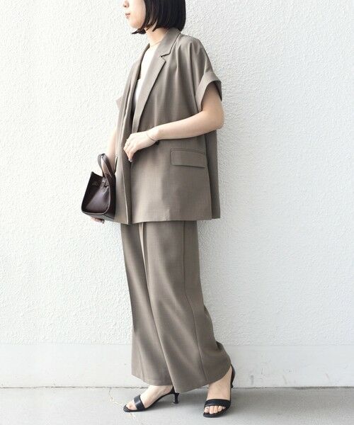 SHIPS / シップス その他パンツ | 《予約》SHIPS Colors:〈手洗い可能〉クリスピー アウトポケット タック ワイド パンツ◆ | 詳細11