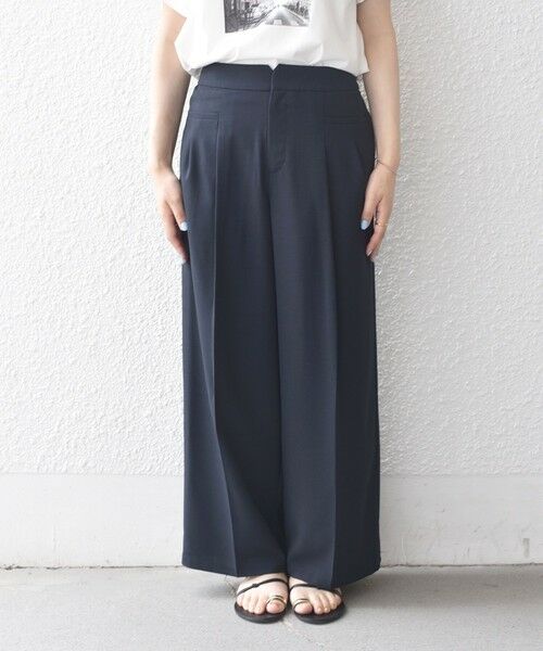 SHIPS / シップス その他パンツ | 《予約》SHIPS Colors:〈手洗い可能〉クリスピー アウトポケット タック ワイド パンツ◆ | 詳細17