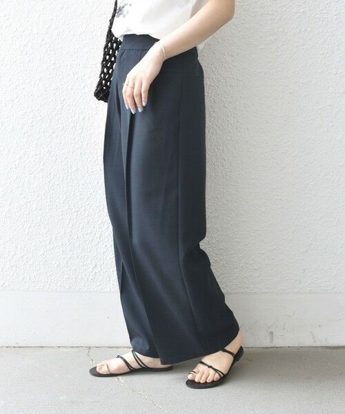 SHIPS / シップス その他パンツ | 《予約》SHIPS Colors:〈手洗い可能〉クリスピー アウトポケット タック ワイド パンツ◆ | 詳細22