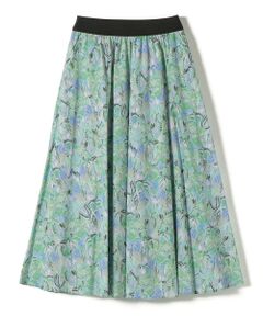 SHIPS / シップス ロング・マキシ丈スカート | SHIPS Colors:〈手洗い可能〉フラワープリント ゴム スカート