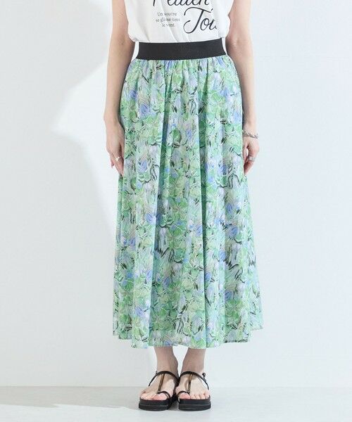 SHIPS / シップス ロング・マキシ丈スカート | SHIPS Colors:〈手洗い可能〉フラワープリント ゴム スカート | 詳細19