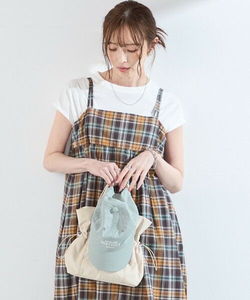 SHIPS / シップス ロング・マキシ丈ワンピース | 《予約》SHIPS Colors:〈手洗い可能〉マドラスチェック キャミ ワンピース◆ | 詳細15