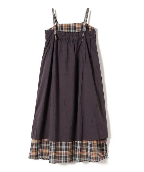 SHIPS / シップス ロング・マキシ丈ワンピース | 《予約》SHIPS Colors:〈手洗い可能〉マドラスチェック キャミ ワンピース◆ | 詳細4
