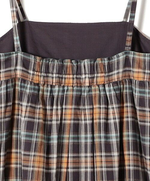 SHIPS / シップス ロング・マキシ丈ワンピース | 《予約》SHIPS Colors:〈手洗い可能〉マドラスチェック キャミ ワンピース◆ | 詳細6