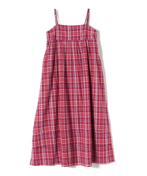 SHIPS / シップス ロング・マキシ丈ワンピース | 《予約》SHIPS Colors:〈手洗い可能〉マドラスチェック キャミ ワンピース◆ | 詳細18
