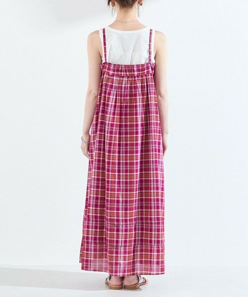 SHIPS / シップス ロング・マキシ丈ワンピース | 《予約》SHIPS Colors:〈手洗い可能〉マドラスチェック キャミ ワンピース◆ | 詳細22