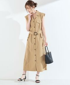SHIPS / シップス ロング・マキシ丈ワンピース | 《予約》SHIPS Colors:〈接触冷感・UVカット・透湿〉ファンクション シャツ ワンピース◆