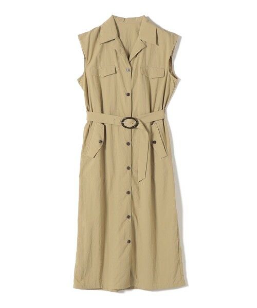 SHIPS / シップス ロング・マキシ丈ワンピース | 《予約》SHIPS Colors:〈接触冷感・UVカット・透湿〉ファンクション シャツ ワンピース◆ | 詳細1