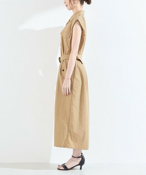 SHIPS / シップス ロング・マキシ丈ワンピース | 《予約》SHIPS Colors:〈接触冷感・UVカット・透湿〉ファンクション シャツ ワンピース◆ | 詳細4