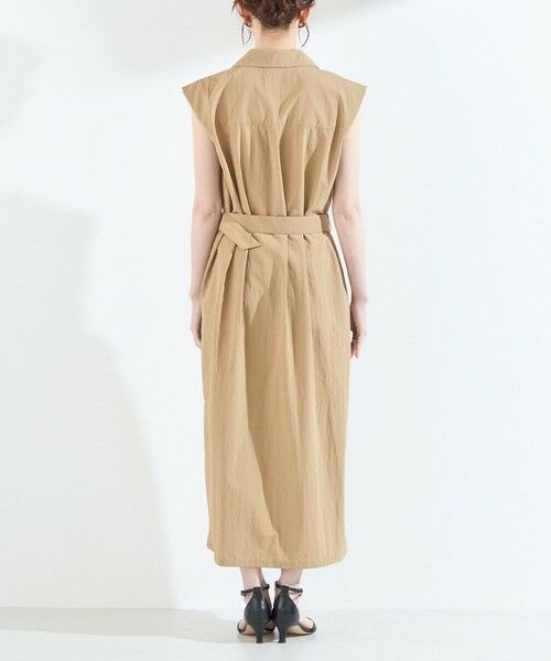 SHIPS / シップス ロング・マキシ丈ワンピース | 《予約》SHIPS Colors:〈接触冷感・UVカット・透湿〉ファンクション シャツ ワンピース◆ | 詳細5