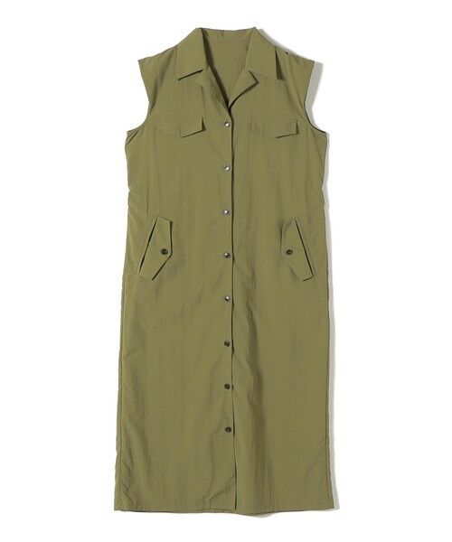 SHIPS / シップス ロング・マキシ丈ワンピース | 《予約》SHIPS Colors:〈接触冷感・UVカット・透湿〉ファンクション シャツ ワンピース◆ | 詳細11