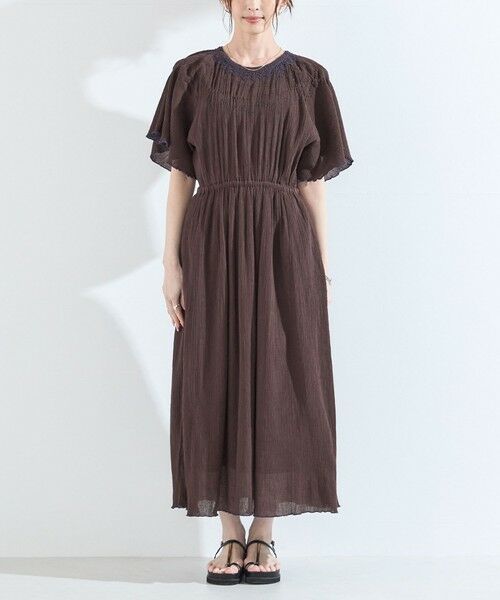 SHIPS / シップス ロング・マキシ丈ワンピース | 《予約》SHIPS Colors:〈手洗い可能〉楊柳 エンブロイダリー ワンピース◆ | 詳細20