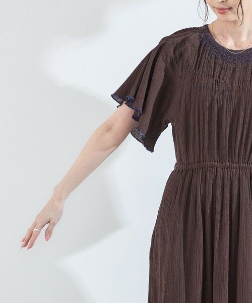 SHIPS / シップス ロング・マキシ丈ワンピース | 《予約》SHIPS Colors:〈手洗い可能〉楊柳 エンブロイダリー ワンピース◆ | 詳細24