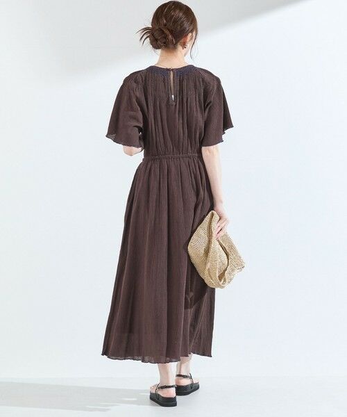 SHIPS / シップス ロング・マキシ丈ワンピース | 《予約》SHIPS Colors:〈手洗い可能〉楊柳 エンブロイダリー ワンピース◆ | 詳細28