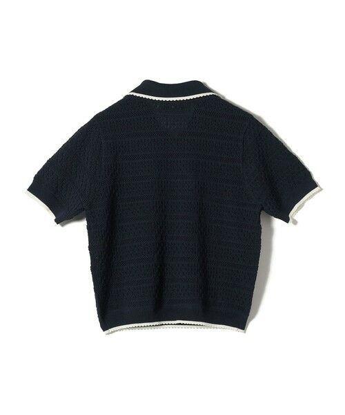 SHIPS / シップス ニット・セーター | 《予約》SHIPS Colors:〈手洗い可能〉透かし編み ポロ ニット◆ | 詳細13