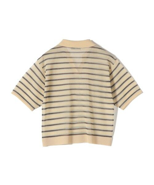 SHIPS / シップス ニット・セーター | 《予約》SHIPS Colors:〈手洗い可能〉シアー ボーダー スキッパー ニット◆ | 詳細2