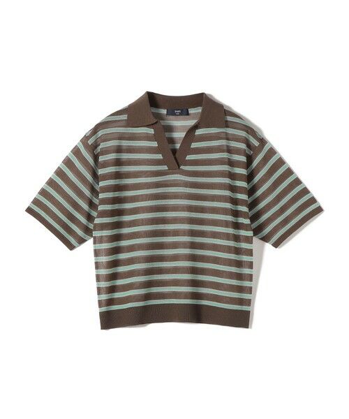 SHIPS / シップス ニット・セーター | 《予約》SHIPS Colors:〈手洗い可能〉シアー ボーダー スキッパー ニット◆ | 詳細12