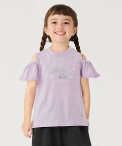 SHIPS / シップス Tシャツ | 《予約》SHIPS Colors:100〜140cm /〈洗濯機可能〉オープンショルダー Tシャツ◆