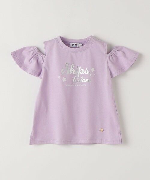SHIPS / シップス Tシャツ | 《予約》SHIPS Colors:100〜140cm /〈洗濯機可能〉オープンショルダー Tシャツ◆ | 詳細5
