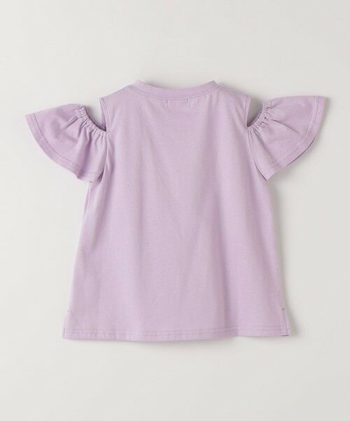 SHIPS / シップス Tシャツ | 《予約》SHIPS Colors:100〜140cm /〈洗濯機可能〉オープンショルダー Tシャツ◆ | 詳細6