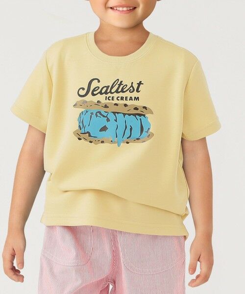 SHIPS / シップス Tシャツ | SHIPS Colors:100〜140cm/Sealtest(R) アイスクリーム プリントTEE（イエロー）
