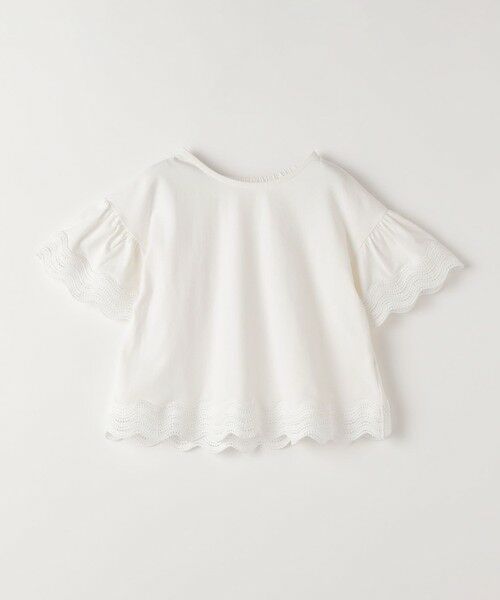 SHIPS / シップス Tシャツ | 《予約》SHIPS Colors:100〜140cm /〈洗濯機可能〉リンク レース Tシャツ◆ | 詳細1