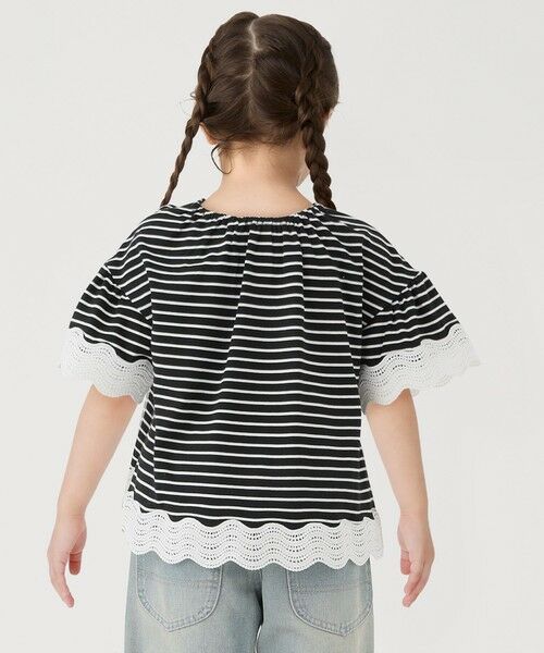 SHIPS / シップス Tシャツ | 《予約》SHIPS Colors:100〜140cm /〈洗濯機可能〉リンク レース Tシャツ◆ | 詳細12