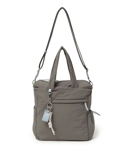 SHIPS / シップス トートバッグ | 【WEB限定/SHIPS別注】BEAURE:〈撥水〉マルチウェイ チャーム 付き バッグ | 詳細21