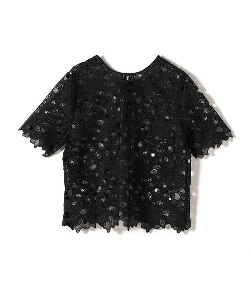 SHIPS / シップス シャツ・ブラウス | TORAZZODONNA:〈手洗い可能〉2WAY カットワーク レース ブラウス（ブラック）