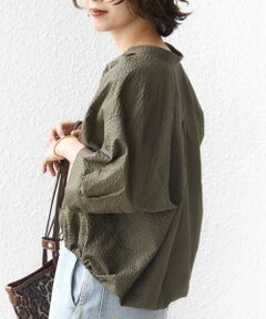 SHIPS / シップス シャツ・ブラウス | 〈手洗い可能〉サッカー 裾 ドロスト メタル ボタン シャツ 2