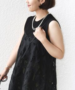 SHIPS / シップス キャミソール・チューブトップ | 〈手洗い可能〉刺繍 レース キャミソール