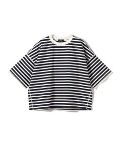 SHIPS / シップス Tシャツ | SHIPS Primary Navy Label:コットン 天竺 ハーフ スリーブ TEE