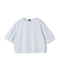 SHIPS / シップス カットソー | SHIPS Primary Navy Label:〈手洗い可能〉ランタン スリーブ プルオーバー