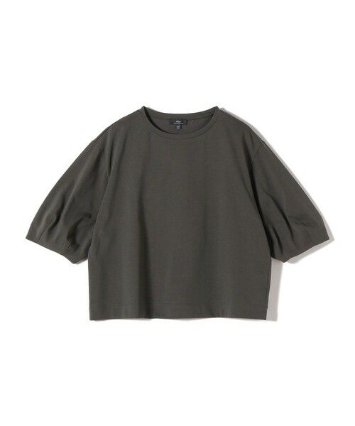 SHIPS / シップス カットソー | SHIPS Primary Navy Label:〈手洗い可能〉ランタン スリーブ プルオーバー（ダークグレー）
