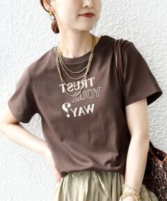 SHIPS / シップス Tシャツ | 《予約》【WEB限定】オーガニック コットン コンパクト プリント TEE