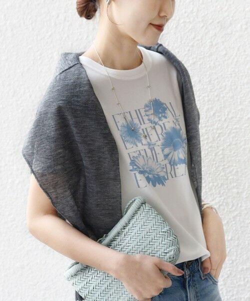 SHIPS / シップス Tシャツ | 《予約》【WEB限定】オーガニック コットン コンパクト プリント TEE | 詳細7