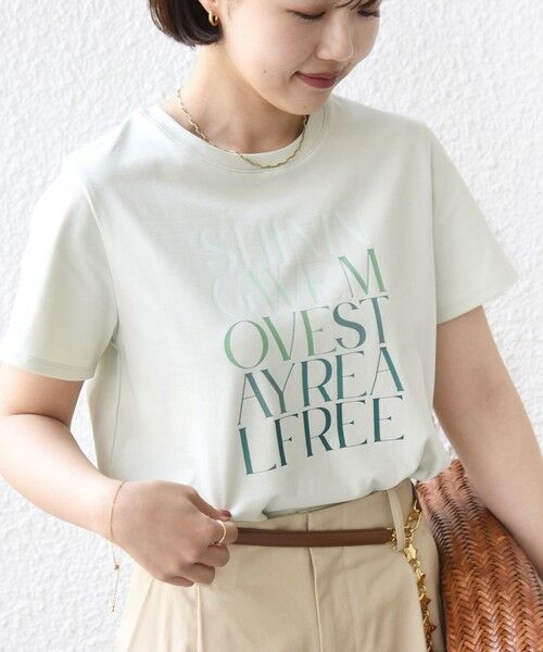 SHIPS / シップス Tシャツ | 《予約》【WEB限定】オーガニック コットン コンパクト プリント TEE | 詳細28