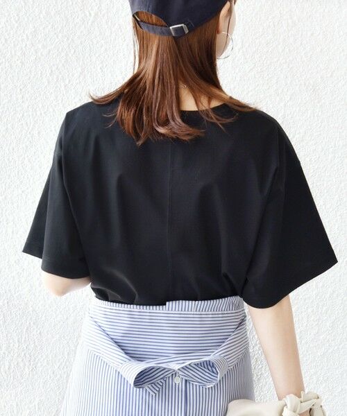 SHIPS / シップス Tシャツ | 《予約》〈接触冷感/UVカット〉ガゼット デザイン ワイド スリーブ TEE | 詳細17