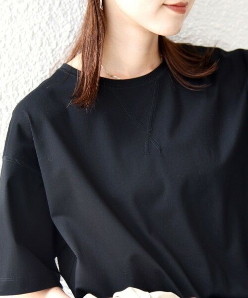 SHIPS / シップス Tシャツ | 《予約》〈接触冷感/UVカット〉ガゼット デザイン ワイド スリーブ TEE | 詳細19