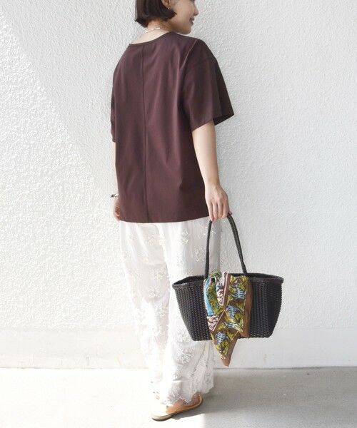 SHIPS / シップス Tシャツ | 《予約》〈接触冷感/UVカット〉ガゼット デザイン ワイド スリーブ TEE | 詳細24