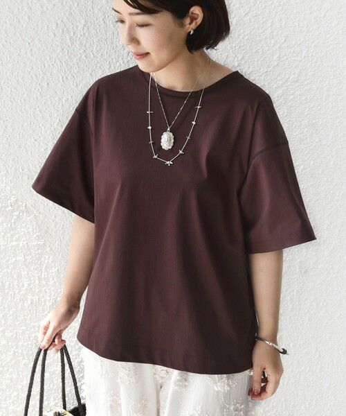 SHIPS / シップス Tシャツ | 《予約》〈接触冷感/UVカット〉ガゼット デザイン ワイド スリーブ TEE | 詳細30